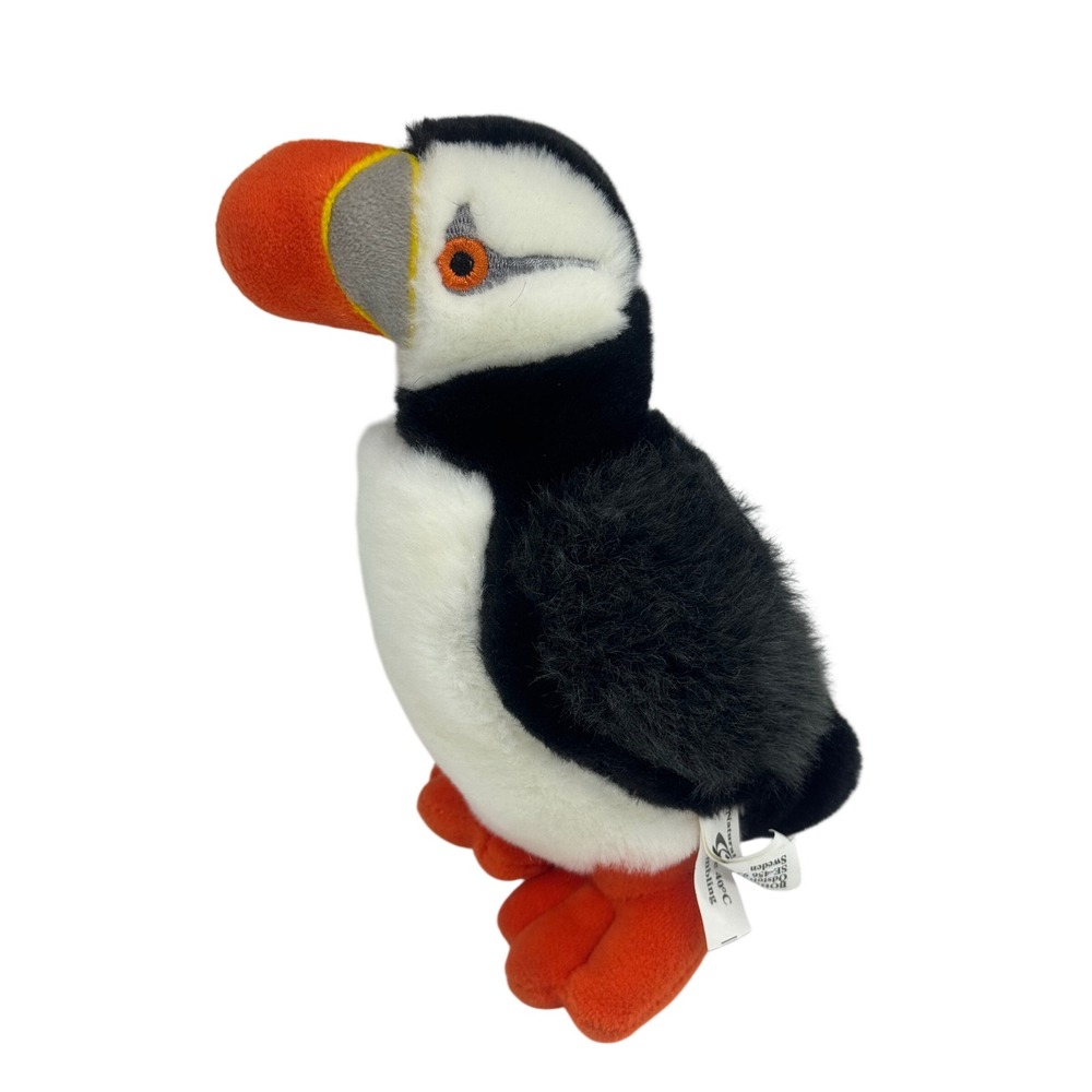 Natural Designs Bohus Form HB Puffin Plush Stuffed Animal Bird Sweden 7.5"